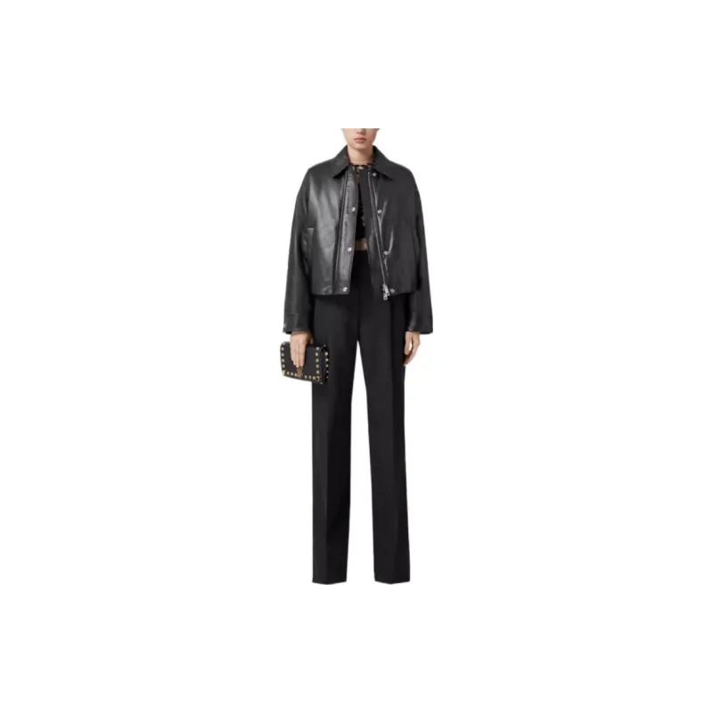 Burberry Two pocket Leather Jacket-3