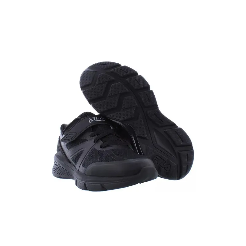 FILA KIDS Cryptonic 9 Cushioning Wear Resistant Low Top Kids' Running Shoes Black Kids'-4