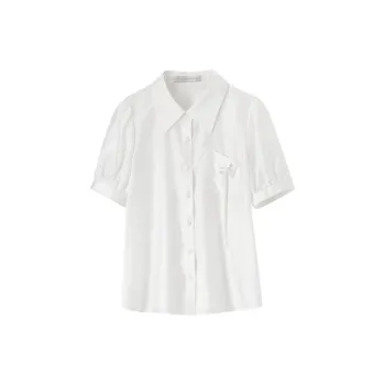 SENTUBILA Shirts Women's Cloud White