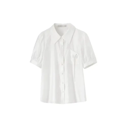 SENTUBILA Shirts Women's Cloud White