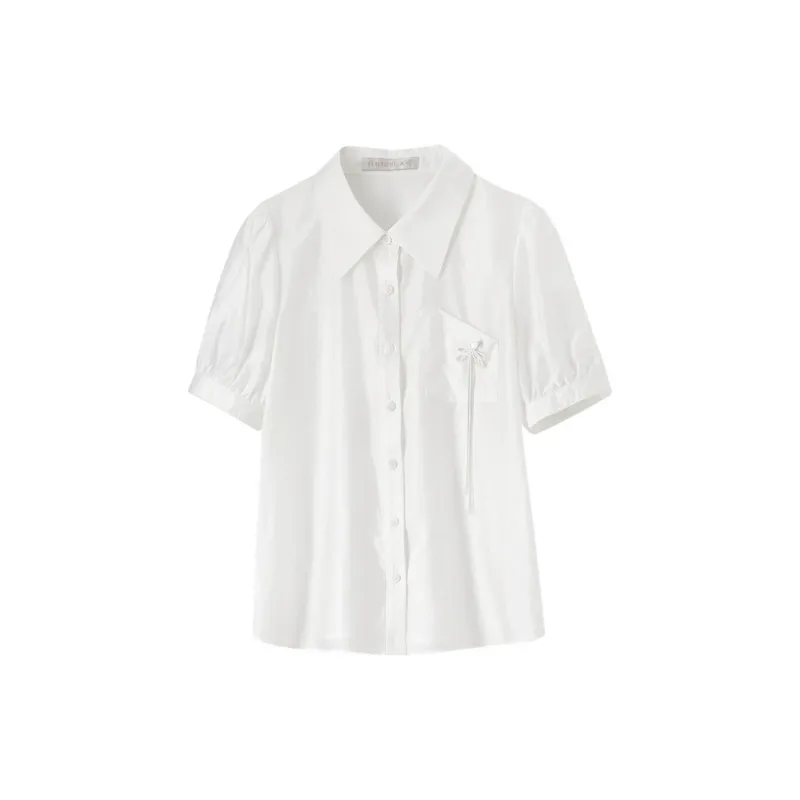 SENTUBILA Shirts Women's Cloud White-0