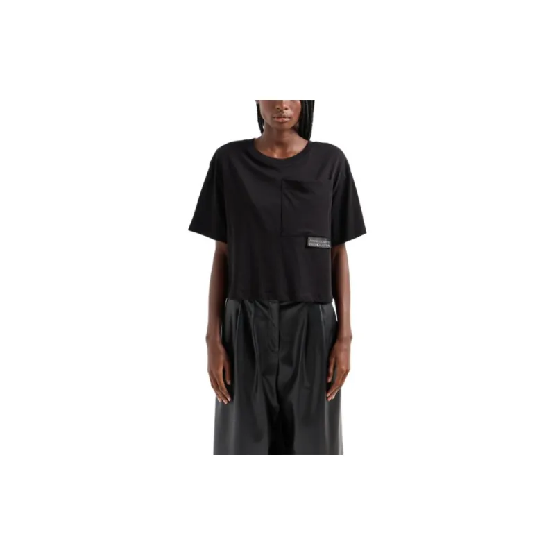 ARMANI EXCHANGE SS24 T Shirt Women's Black-3
