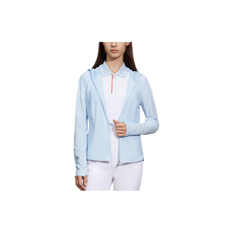 FILA Jackets Coats Women's Light Sky Blue-3