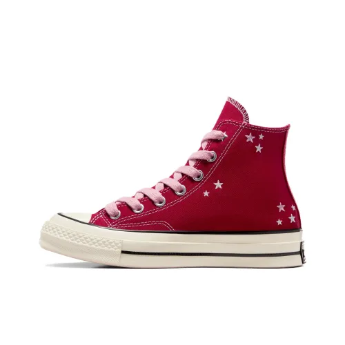 Converse Chuck 70   High 'Embroidered Stars - Days Ahead Red'