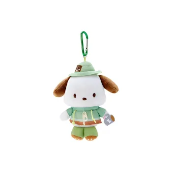 Sanrio Camping Adventure Collection Pochacco Dolls Plush Pendant 12cm High