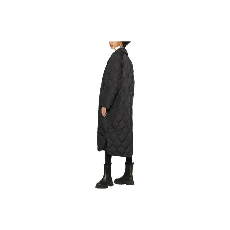 GANNI Quilted Ripstop Coat-4