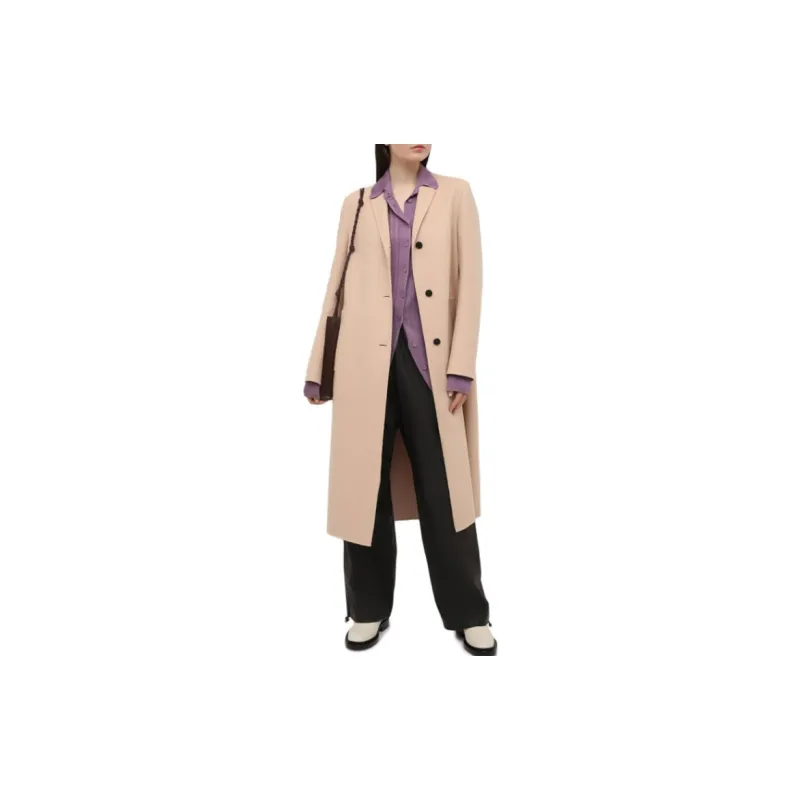 JIL SANDER Coats Women's Beige-2