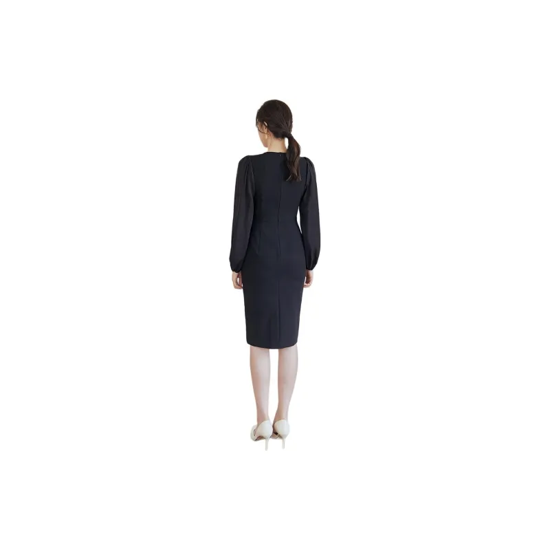 ROEYSHOUSE Long Sleeved Dresses Women's Black-2