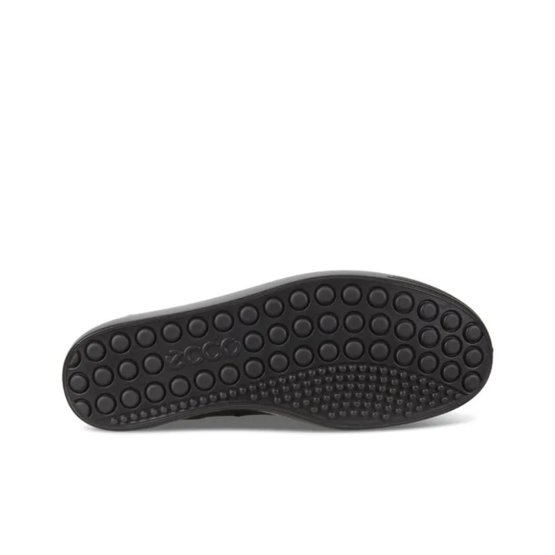 Ecco Soft 7 Anti-Slip Wear-Resistant High-Top Skateboard Shoes Women's Black-4