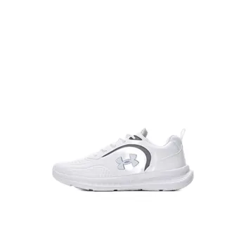 Under Armour Anti Slip Wear Resistant Breathable Lightweight Rebound Low Top Kids' Running Shoes White Kids'