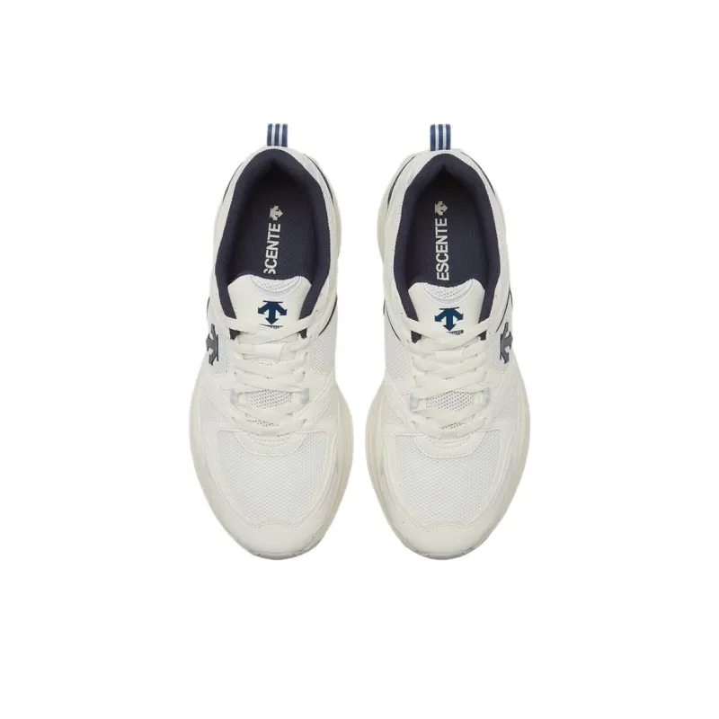 DESCENTE DUALIS Urban Commuting Low Top Running Shoes Unisex White Blue-2