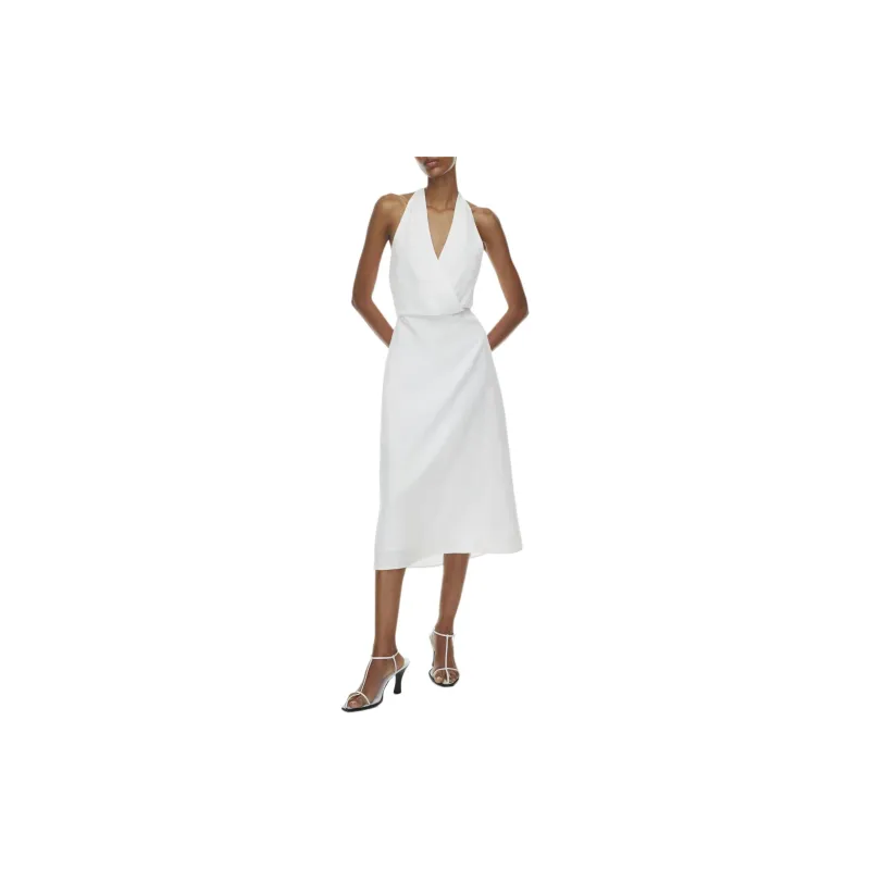 ARITZIA Babaton Catalyst Linen Dress Sleeveless Dress Women's White/White-2