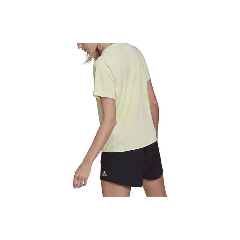 Adidas T Shirts Women's Sour Green-1