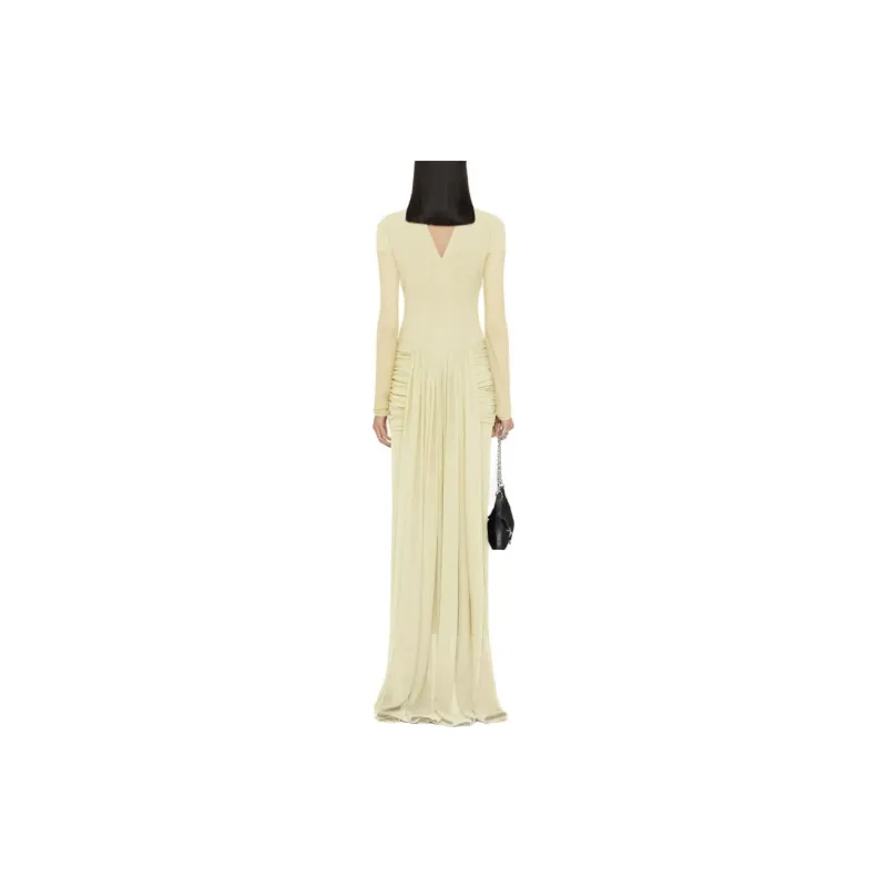 GIVENCHY FW223 Evening Dress Women's Yellow-3