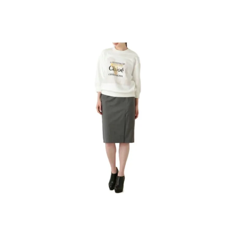 Chloé Sweatshirts Women's White-5