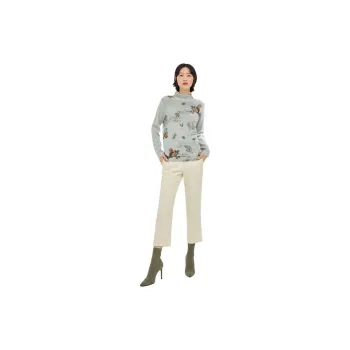 MIHUANG Cashmere Sweater Women's Night Curtain