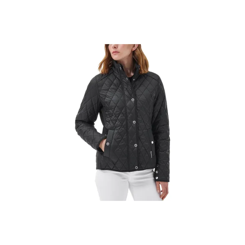 BARBOUR Yarrow Quilted Jacket Jackets Coats Women's Black-2