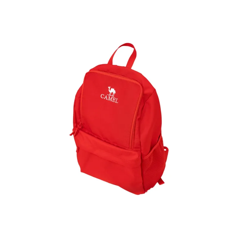CAMEL Fabric Backpack Regular Unisex Phantom Black/Aurora Red/Coconut Shell-3