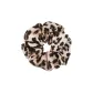Light Coffee Leopard Print Hair Tie (Foam Filled, 3D Effect)