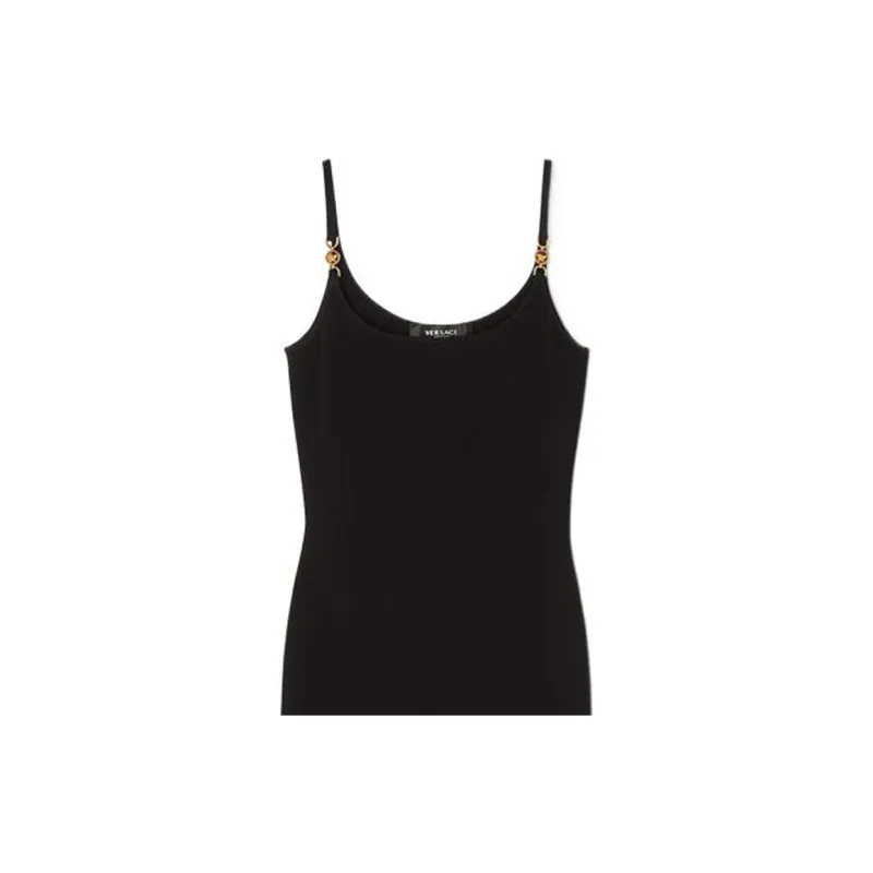 VERSACE Cut Out Sleeveless Dress-4