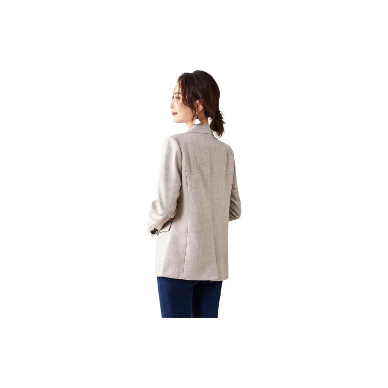 TERRE BLEUE Business Suit Women's Apricot-4