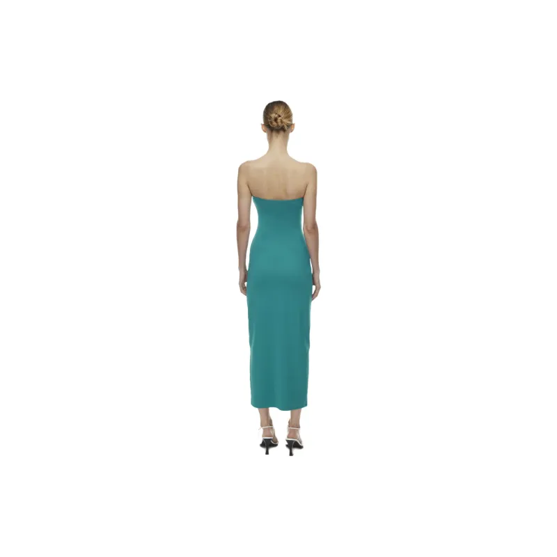 ARITZIA Contour Contour Maxi Tube Dress Sleeveless Dress Women's Oxidized Teal-3