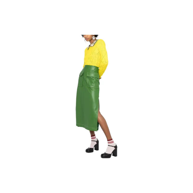 GUCCI Cashmere Sweaters Women's Yellow-3