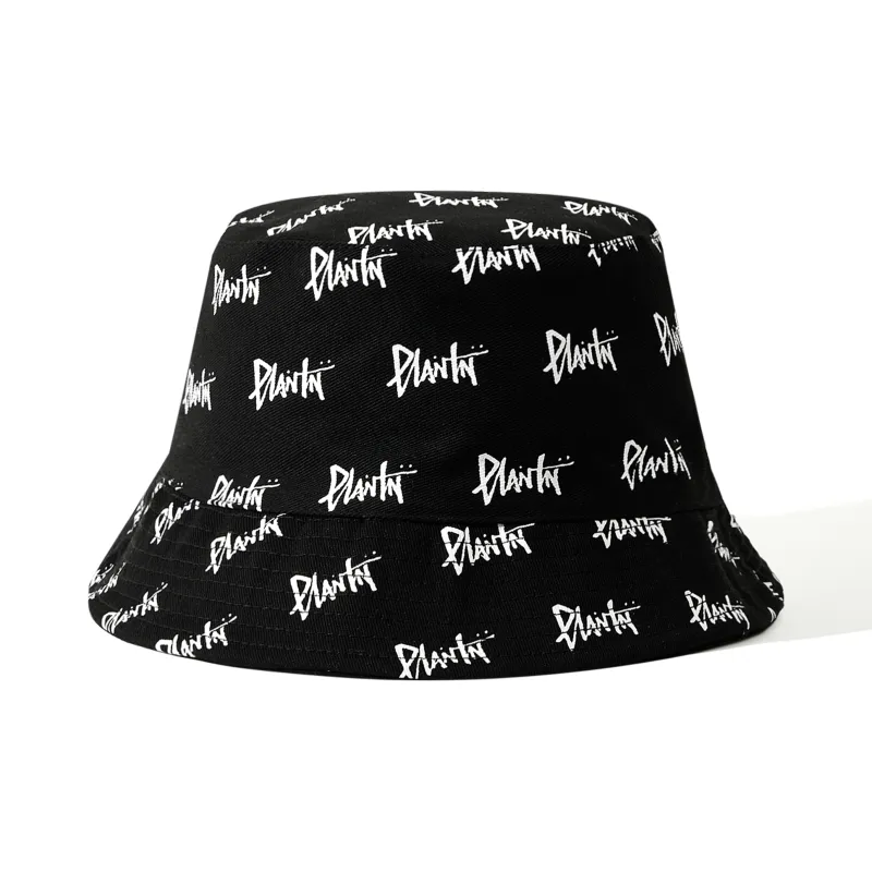 PLAN IN Cotton Bucket Hats Unisex-1