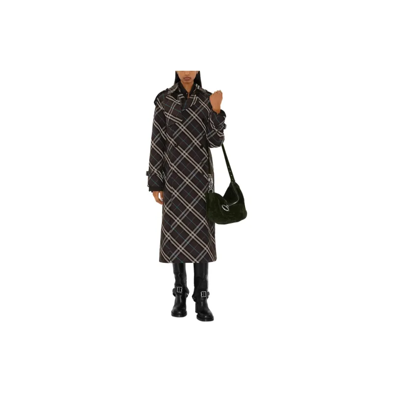 Burberry Nova check Trench Coat-1