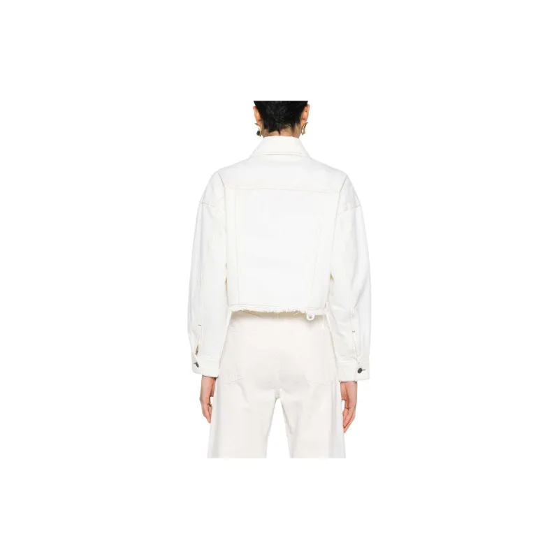 A.P.C x Natacha Ramsay-Levi Sainters SS24 Denim Jacket Women's Light Beige-3