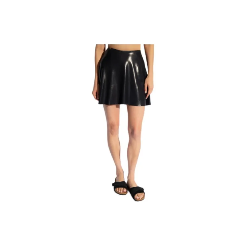 FANSIZHE Casual Short Skirts Women's Black-2