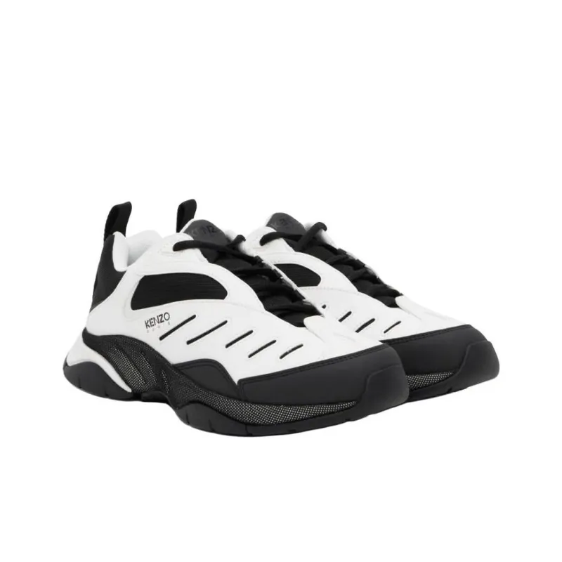 KENZO X TRAINER Low Top Casual Shoes Men's White Black-2