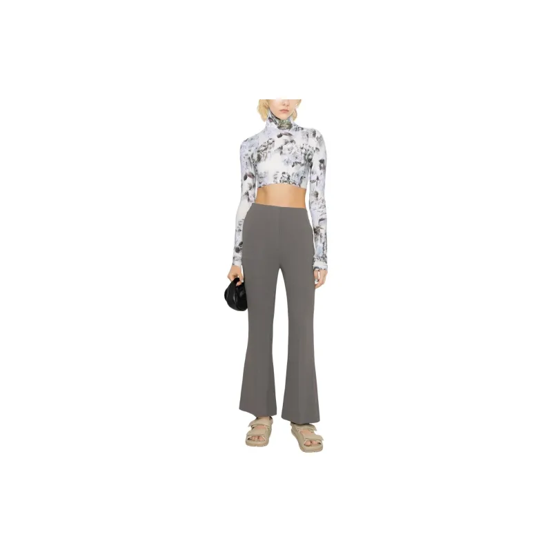 NANUSHKA Cropped Kick Flare Trousers-3