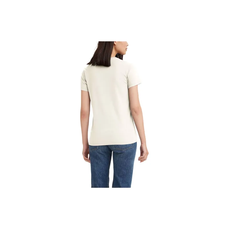 Levis T-Shirts Women's White-2