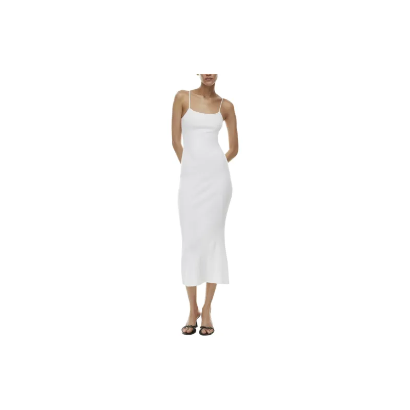 ARITZIA Denim Forum The '90s Cami Maxi Dress Slip Dresses Women's White/White-2