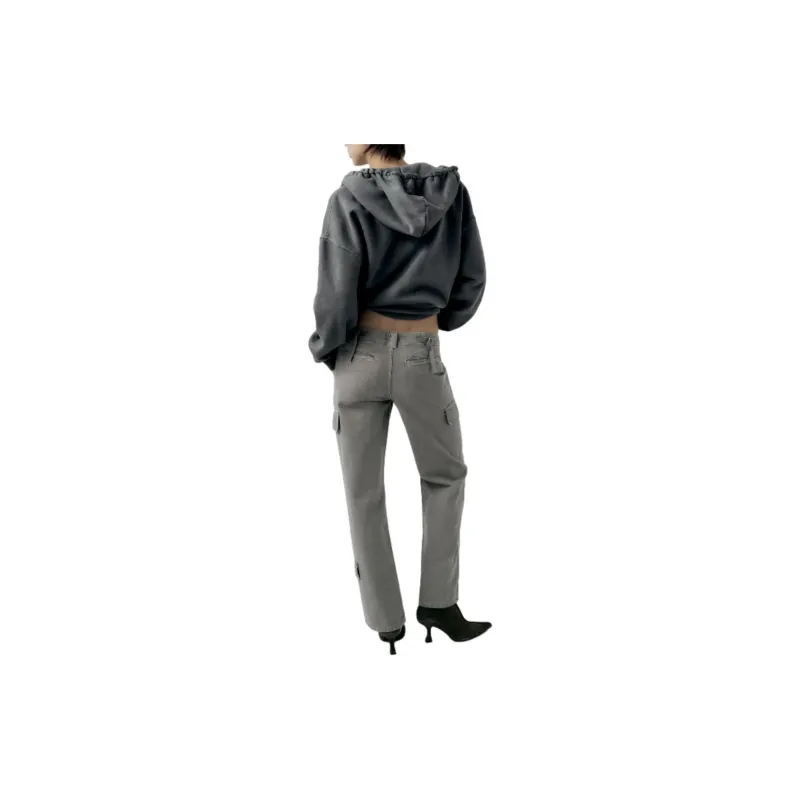 ZARA Cargo Pants Women's Lead-2