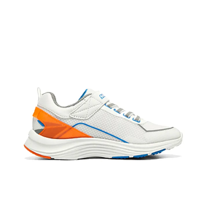 Skechers Wear Resistant Low Top Kids' Running Shoes White Orange Teenagers-1
