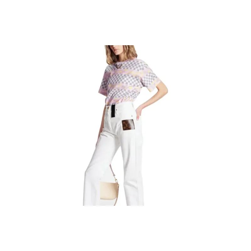LOUIS VUITTON New Quarterly Products Of LV T-Shirts Women's Multicolor-3