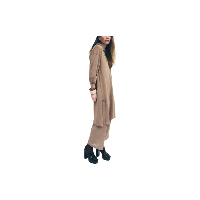 ZARA Casual Pants Women's Tan-2