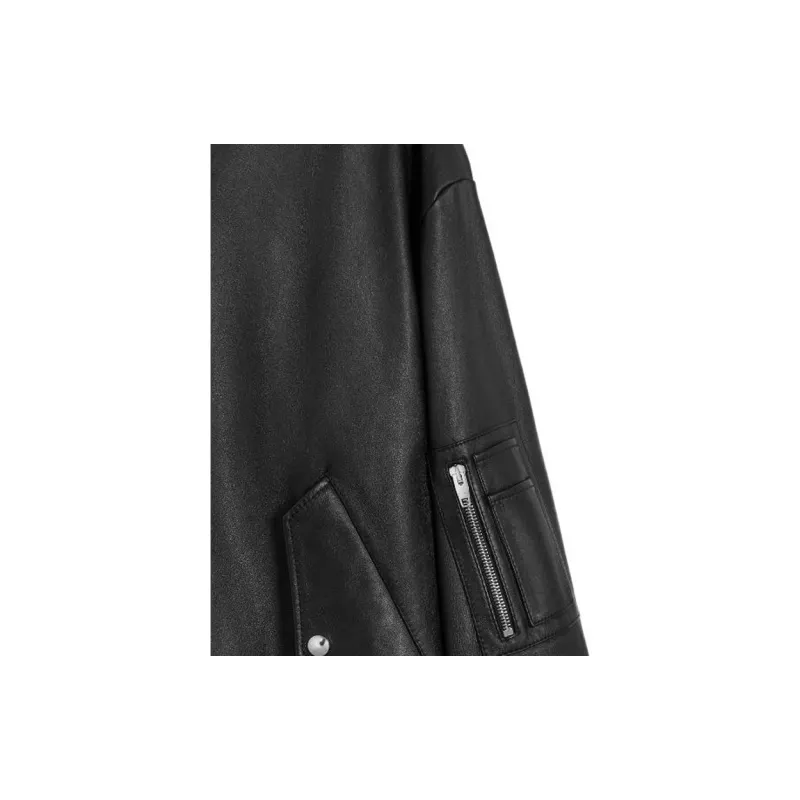 CELINE Zip Up Bomber Jacket-4