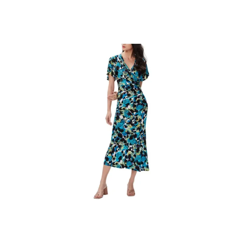 DVF Diane Von Furstenberg Short-Sleeved Dresses Women's Blue-2