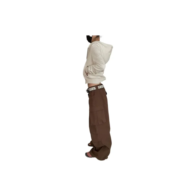 Fax Copy Express Casual Pants Women's Brown-4