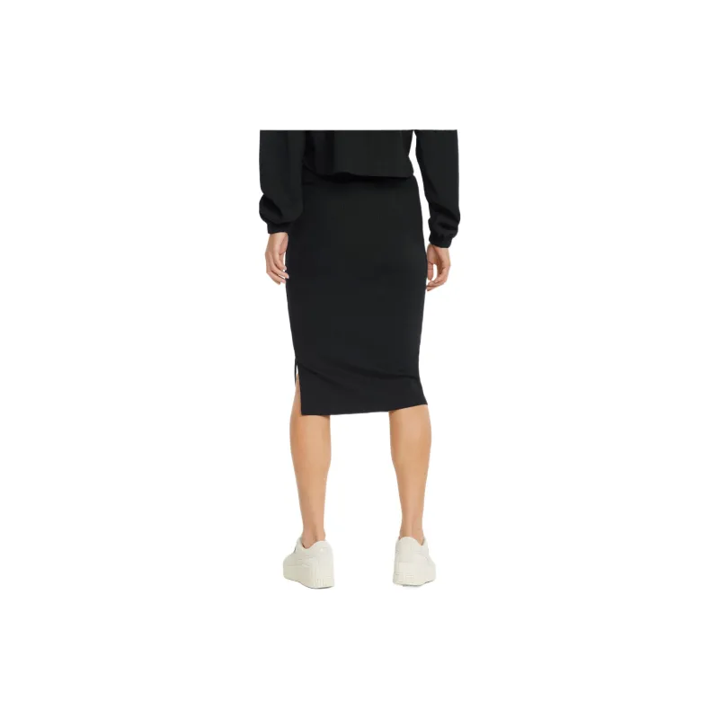 PUMA CLASSICS Casual Long Skirts Women's Black-2