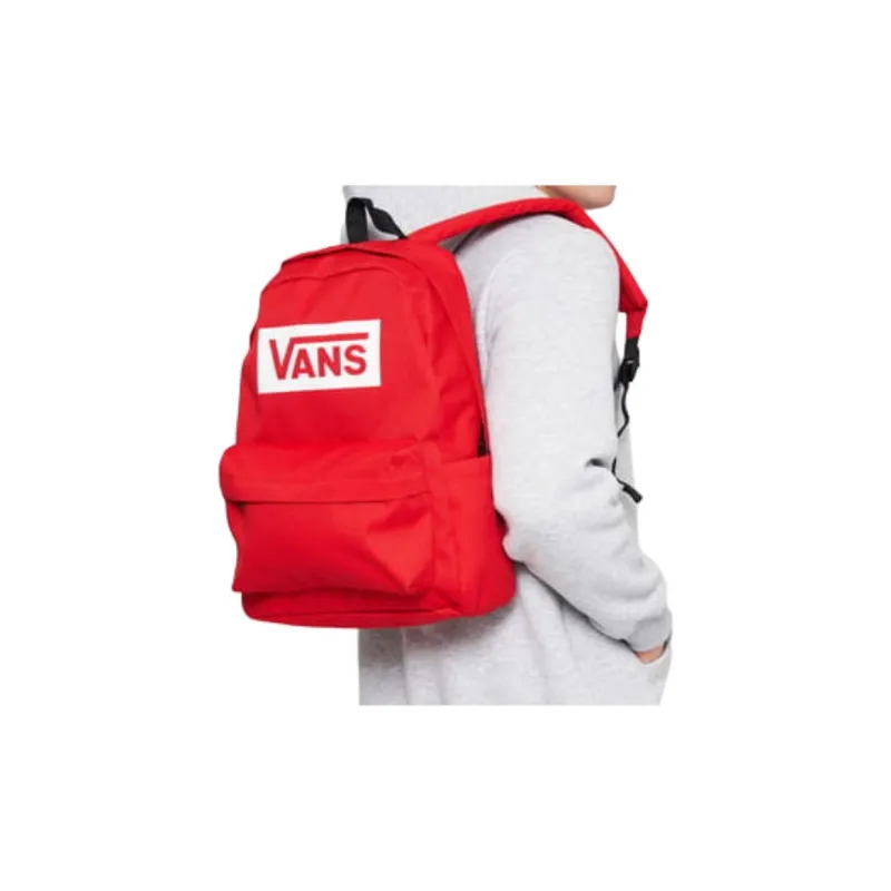 Vans Old Skool Polyester Backpack Unisex Red-4