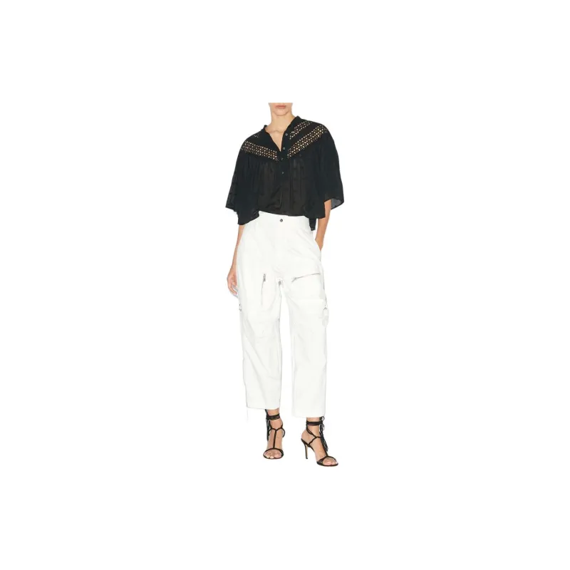 ISABEL MARANT ETOILE Kelvin Straight Leg Trousers-2