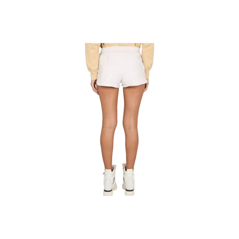 ISABEL MARANT Logo Printed Drawstring Shorts-2