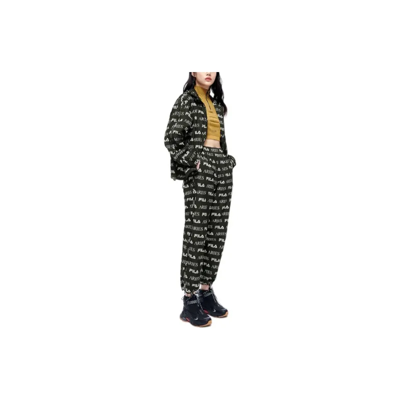 FILA FUSION ARIES Collaboration Collection Jacket Women's Pitch Black-4