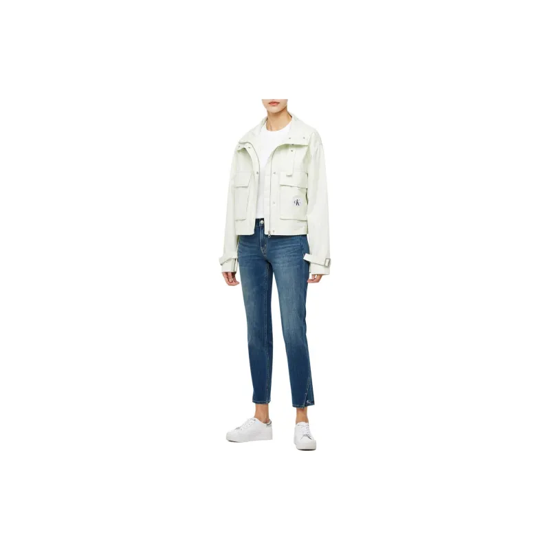 CALVIN KLEIN Jackets & Coats Women's White-2
