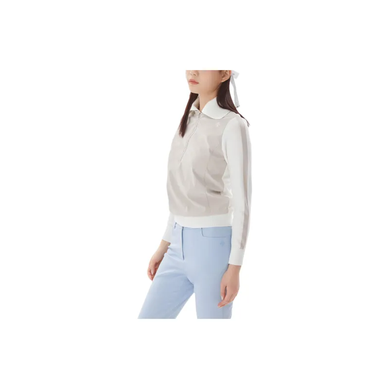 DESCENTE GOLF Sweater Women's White-4