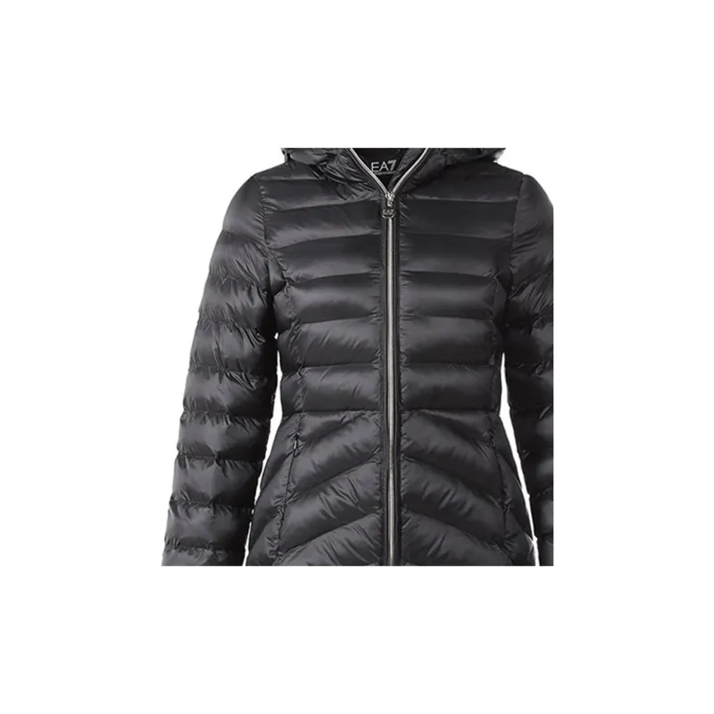 EMPORIO ARMANI EA7 Puffer Jacket Women's Black-3